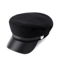 thumbnail image 4 of Gorra de chófer, boina negra, sombrero de disfraz de conductor, sombreros octogonales JFHHH pequeña, 4 of 4
