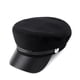 thumbnail image 5 of Gorro de chófer, boina negra, disfraz de conductor, sombrero, vestido elegante, sombreros octogonales, 5 of 5