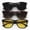 Bright Black Frame/+Gradient Brown+Gray Lens+Bright Black Frame/Yellow Lens, variant on Womens Sunglasses Polarized Sunglasses Women Trendy Retro Sun Glasses with UV Protection