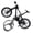 Black, variant on Finger Bike Keychain Cute Keyrings Backpack Key Rings Car Key Chain Accessory