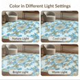 thumbnail image 7 of ODIKA 8'x10' Washable Area Rug Whimsical Butterfly Vine Border Scattered Delicate Boho Motif Refined Structured for King Size Bedroom Under Bed, Master Suite, Non-Shedding, Easy Care, 7 of 7