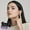 Purple, variant on Wireless In Ear Bluetooth Earbuds With Digital Display Long Lasting Battery Active,3 Adjustable Noise Cancelling Earbuds,Pearl Shells Finish with Magnetic Turn Lid,Compact & Portable