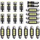 thumbnail image 1 of RV Bombillas LED 6000-8000K 12V Bombillas de luz blanca Mini bombillas interiores Iluminación para automóviles Kit de matrícula de 21 piezas oso de fresa Electrónica, 1 of 5