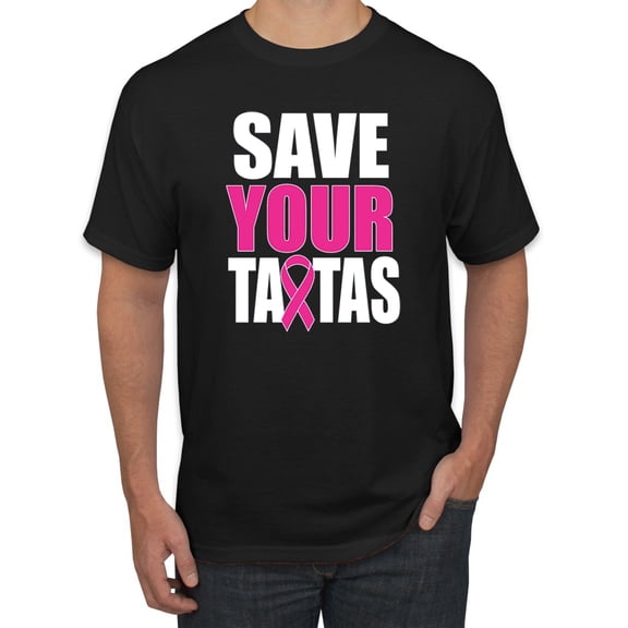 Save Your Awareness Men's Graphic T-Shirt, Black, Small