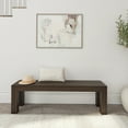 thumbnail image 4 of Plank+Beam 60" Modern Wood Dining Bench, Solid Wood Bench for Dining Table, 4 of 8
