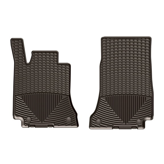 WeatherTech All-Weather Floor Mats compatible with Mercedes E-Class Wagon, C-Class, E-Class, E-Class Sedan, AMG C 63, AMG C 63 S Coupe - 1st Row (Driver & Passenger), Cocoa