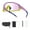 Purple yellow, variant on SIEYIO Photochromic Cycling Glasses Outdoor Sport Bicycles Eyewear Light Weight Flexible Road Bike Goggles Sunglasses