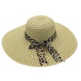 thumbnail image 2 of Travelwant Women's Big Brim Sun Hat Floppy Foldable Bowknot Straw Hat Summer Beach Hat, 2 of 7