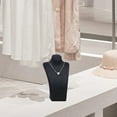 thumbnail image 6 of Segolike Necklace Bust Display Stand Jewelry Display Holder Photo Prop, PU Leather Selling Storage Rack Shop Necklace Mannequin Holder 8cmx4.5cmx14cm, 6 of 8