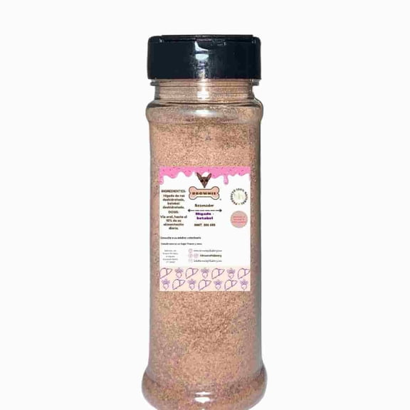 Sazonador para croquetas de perro Brownie sabor hígado-betabel 85 grs