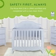thumbnail image 2 of Dream On Me Jasmine 4-in-1 Convertible Mini Crib, New Zealand Pinewood, Lavender Ice, 2 of 14