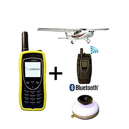 SatPhoneStore Iridium 9575 Extreme Satellite Phone Aviation Package with Aviation Antenna, Sat Phone Dock and Blank Prepaid SIM Card Ready for Easy Online