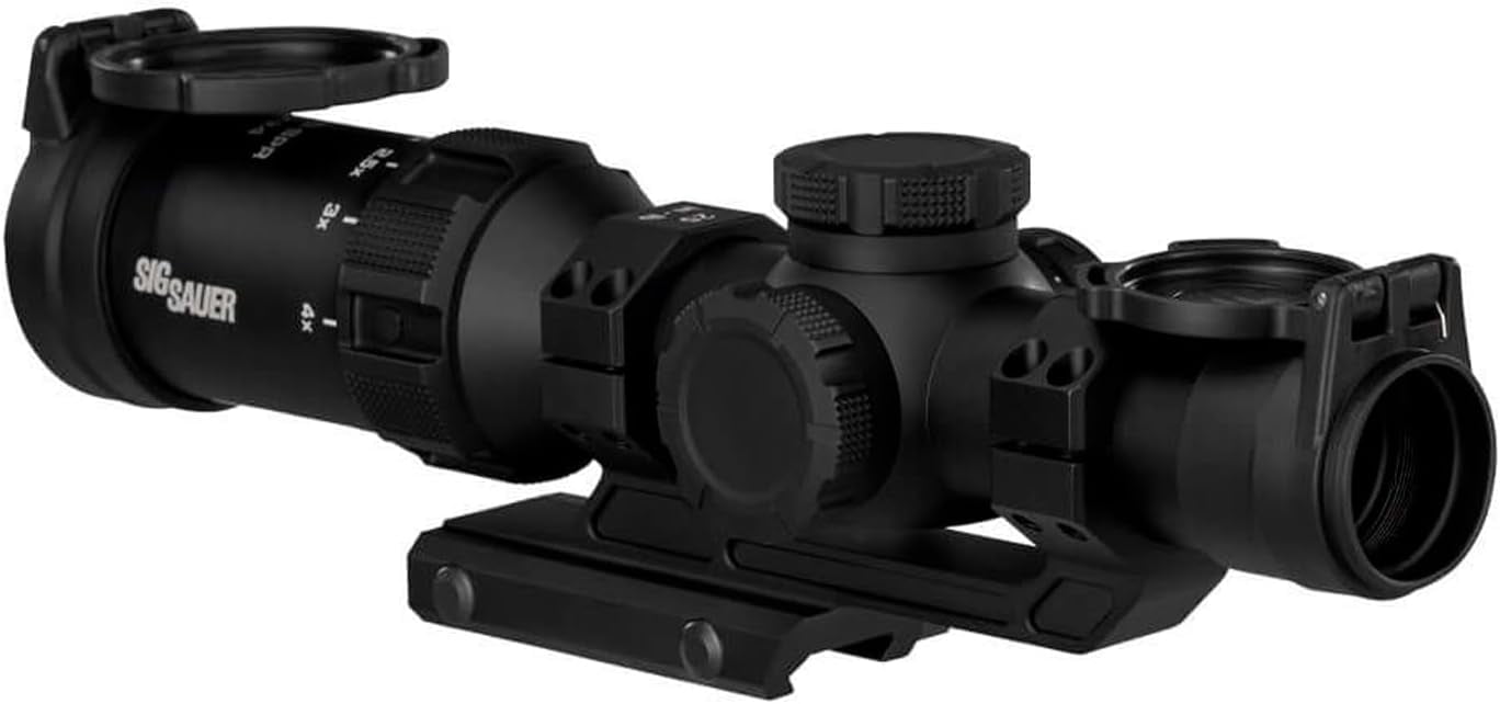 TANGO-SPR Riflescope 4x Optical System Low Dispersion Glass 30MM Maintube HELLFIRE Illuminated