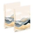 thumbnail image 6 of Mountain Abstract Spiral Journal Notebook College Ruled Notebook 8.3" x 5.7" A5 Lined Thick Paper Page, 6 of 6