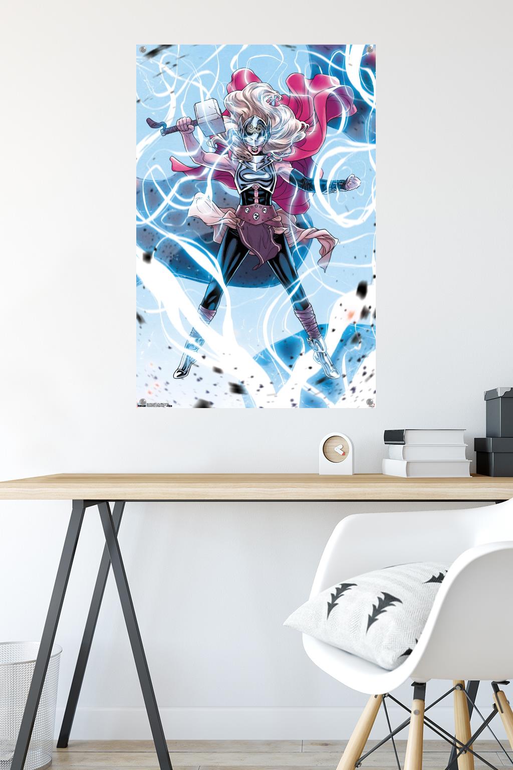 Marvel Comics - Thor - Mighty Thor #704 Wall Poster with Pushpins, 22.375" x 34"