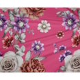 thumbnail image 4 of oneOone Polyester Lycra Pink Fabric Leaves|Lotus & Rose Floral Quilting Supplies Print Sewing Fabric By The Yard 56 Inch Wide, 4 of 4
