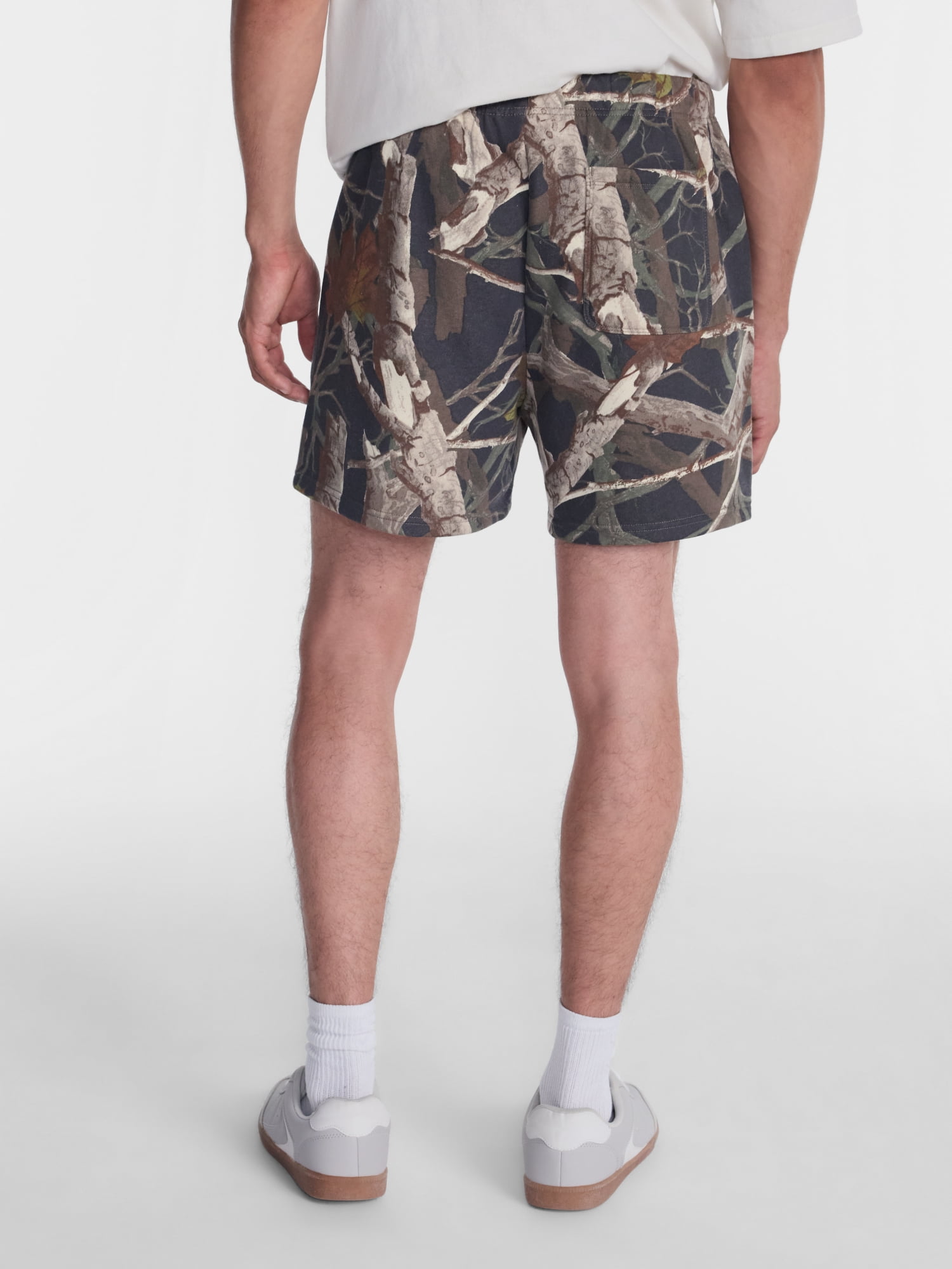 No Boundaries Fleece Jogger Shorts, 6" Inseam, Men's Sizes XS-5XB