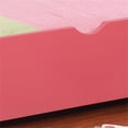 thumbnail image 4 of Furniture of America Barnes Transitional Wood Twin Storage Trundle in Pink, 4 of 6