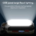 thumbnail image 5 of Gran 598A, linterna portátil plegable Cob, foco recargable por Usb de doble mecha para Camping, senderismo, pesca, 5 of 5