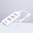 thumbnail image 3 of Bamboohart Hub USB avec Indicateur 1Ensemble 19.3x1.4x0.8in, 3 of 7