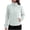 Mint Green, variant on Sentmoon Womens Jackets Fall Lapel Waterproof Rain Jacket Women Warm Thickened Long Sleeve with Zipper Regular Fit Raincoat for Travel Golf Hiking