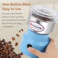 thumbnail image 2 of Molinillo de café Moongiantgo Electric 200 W 300 ml plateado/azul Moongiantgo NA, 2 of 9