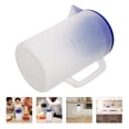 thumbnail image 5 of Plastic Pitcher with Lid and Handle 5 L Water Juice Pitcher Ice Tea Pitcher Lemonade Pitcher Water Jug for Milk Cold Hot Beverage, 5 of 5