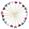 thumbnail image 3 of 10 Pcs Colorful Glittering Heart Birthday Cake Topper Party Wedding Food Decor ,Food Baby Shower Decor and Cupcake Party Picks, 3 of 8