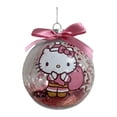 thumbnail image 1 of Esfera Decorativa Hello Kitty Rosa con Brillantina de 10cm, 1 of 4