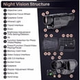 thumbnail image 3 of Ponbos Multifunctional Monoculars Telescope 200M Full Dark Infrared Digital Night Vision Camera for Video Recording, 3 of 6
