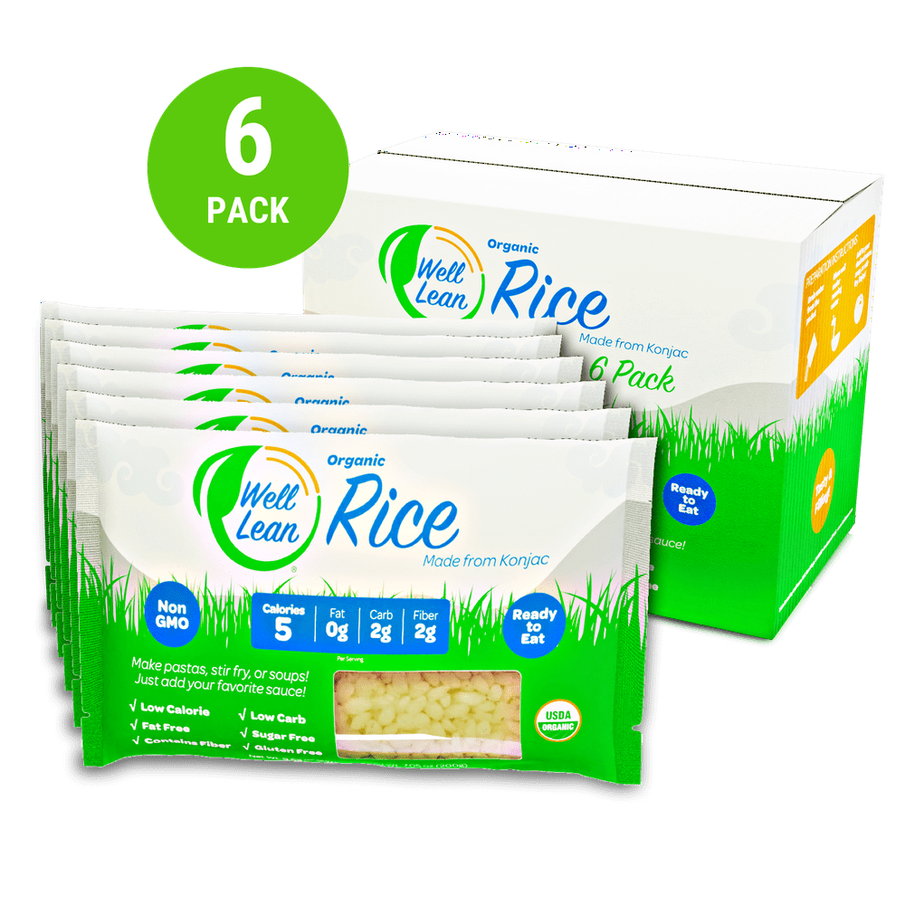 Organic Well Lean Rice, 6 Pack