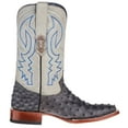 thumbnail image 4 of Tanner Mark Boots Men`s Tanner Mark Grey Ostrich Print 13in Monaco Grey Top Grey 12 D, 4 of 5