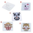 thumbnail image 1 of Toothbrush Holder Wall Mounted Toothbrush Hanger Waterproof Moisture-proof Toothbrush Rack Stable Storage Rack, Transparent, Animal, 1 of 10
