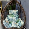 thumbnail image 2 of Columpio colgante con forma de huevo, funda de cojín para silla, Papasan redondo de cojín, almohadilla grande desmontable para el hogar, Patio, jardín y salas de estar Fivean unisex, 2 of 2