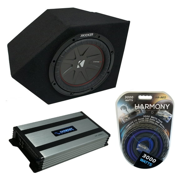 93-02 Pontiac Firebird Coupe Pass Side 10" Kicker CompR CWR10 Sub Box HA-A800.1