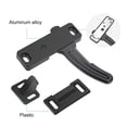 thumbnail image 3 of TAPDRA RV Screen Door Inside Latch Replacement Right Handle Aluminum Alloy Black for Travel Trailer Camper Motorhome Enhanced Security, 3 of 9