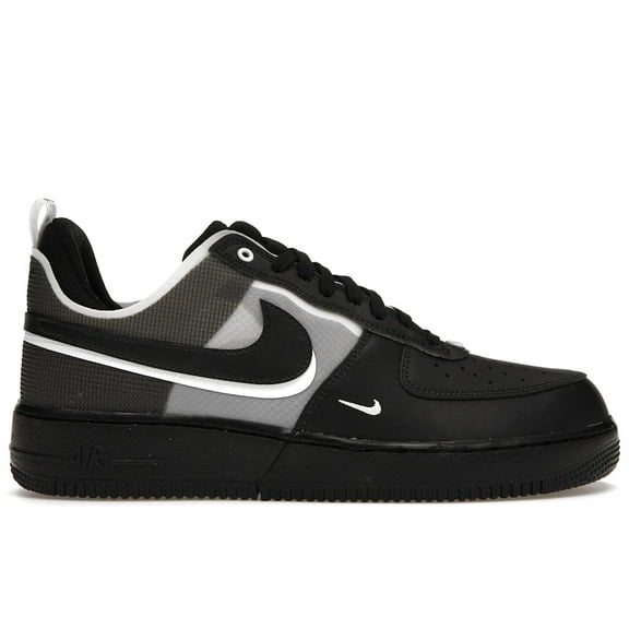 Nike Men's Air Force 1 Low React Black White Shoes, from StockX