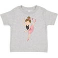 thumbnail image 3 of Inktastic Ballet Dancer for Little Girls Girls Toddler T-Shirt, 3 of 5