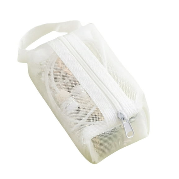 Sturdy Nylon Meshes Coin Purse with Smooth Hardware Zippered Designs Portable for Easy Access and Organization Use