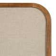 thumbnail image 3 of Kate and Laurel Hutton Transitional Pinboard, 20 x 30, Rustic Brown, Radius Rectangle Wall Organizer with Fabric Pinning Surface, 3 of 7