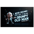 thumbnail image 1 of Grumpy Old Man Theme Background Banner with Cartoon Faces and Funny Quote Party Decorations Photography Props Birthday Party Backdrop Decors, 1 of 4