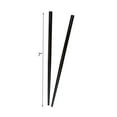 thumbnail image 4 of Motique Accessories 2 Hair Sticks Solid Straight 7in Chopsticks, Functional & fashionable-Plastic (Black), 4 of 4