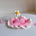 thumbnail image 4 of Crocheted Hat for Dog and Cats Holiday Pet Costume Knitted Headgear Dog Cats Birthday Props for Small Pet, 4 of 17
