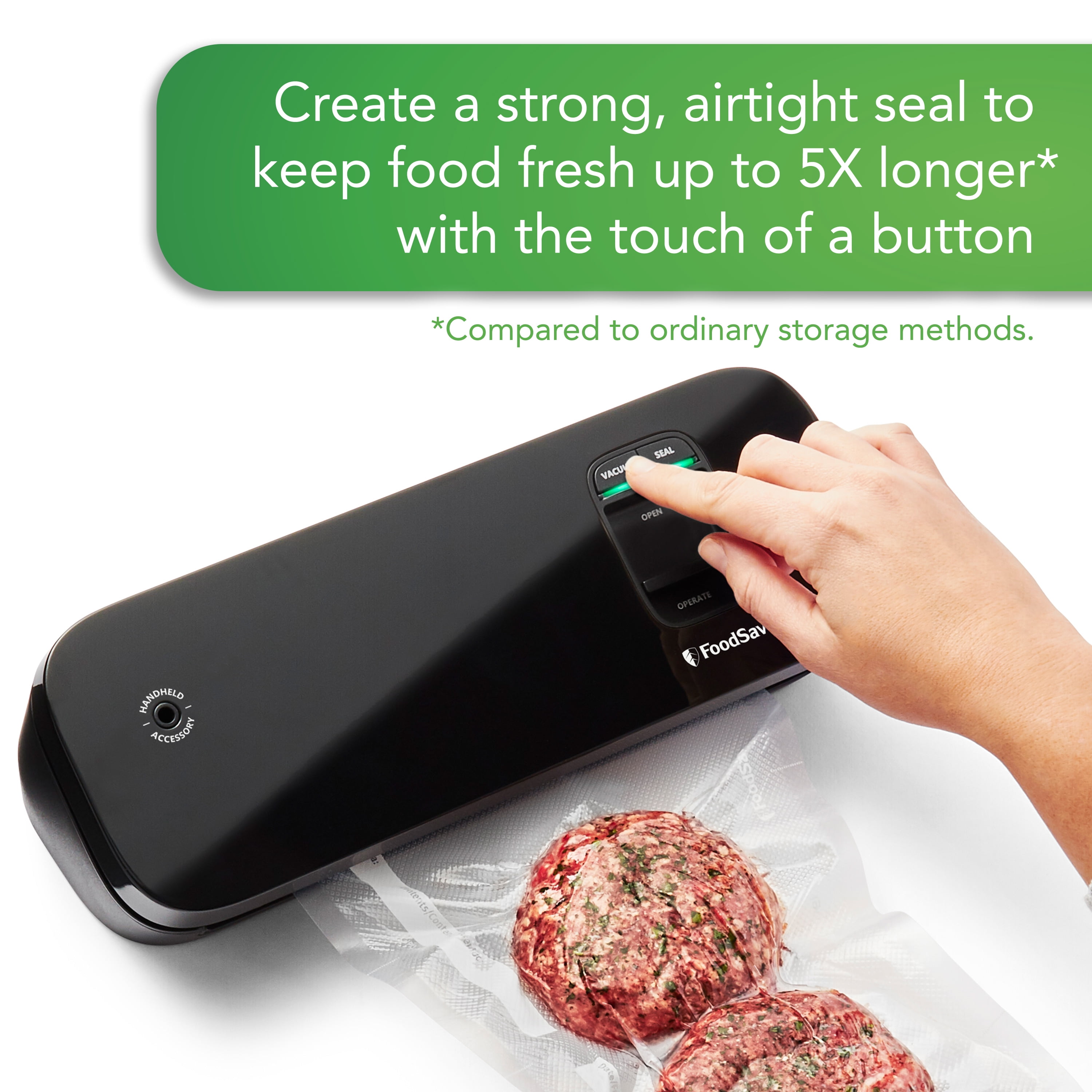 New FoodSaver® Compact Vacuum Sealer Delivers Full-Sized Power in a Modern  Design that Saves 30% More Space in the Kitchen