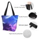 thumbnail image 4 of Balery Dreamy Colorful Starry Sky Bolsa de Hombro con Diseño, Bolsa Grande y Duradera, Bolsa Versátil para Compras, 4 of 6