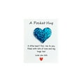 thumbnail image 2 of HCBY Glitter Heart Pocket Blessing Card - Uplifting Message with Space for Personal Note, Compact Keepsake for Wallet or Desk, Thoughtful Gift for Any Occasion, 2 of 6