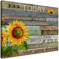 Busyhead Office Motivational Theme Positive Quotes Wall Art 12"x16" Framed Canvas Prints