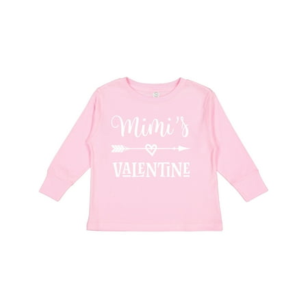 

Inktastic Mimi Valentine Day Grandchild Gift Toddler Boy or Toddler Girl Long Sleeve T-Shirt