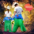 thumbnail image 2 of Traje Inflable Para Niños Traje Inflable Para Niños Disfraz de dinosaurio inflable para montar en 3D, disfraz de Halloween, traje de Cosplay (M, 2 of 7