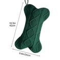 thumbnail image 3 of Dog Christmas Stocking, Knit Christmas Stocking for Dogs, Bone Shape Dog Stocking Xmas Pet Stockings Hanging Ornaments for Dogs Cats Pets, Green, 3 of 8